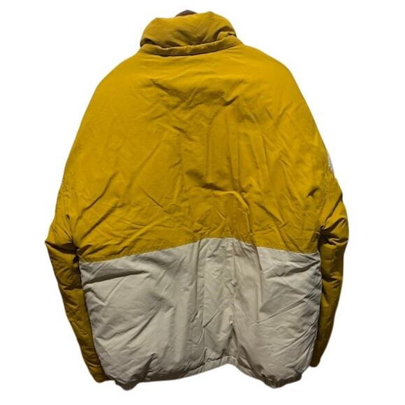 Super Triple Goose jacket snowboard ski winter coat yellow and cream NO HOOD - Picture 2 of 13